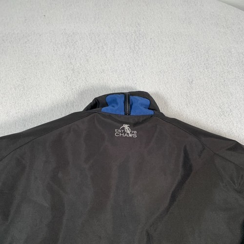 Chaps Jacket Mens Large Black Full Zip Puffer Weather - Picture 11 of 12