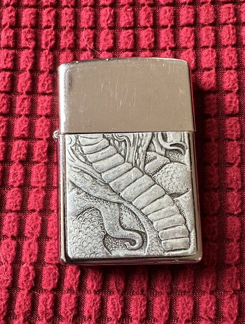 Vintage Dragon Zippo Lighter Bradford PA J XII Made In USA