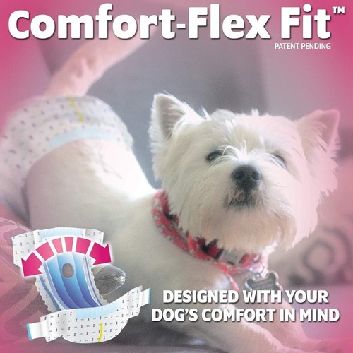 OUT! Disposable Female Dog Diapers | Absorbent Female Dog Diapers with Leak Prot - Picture 3 of 9