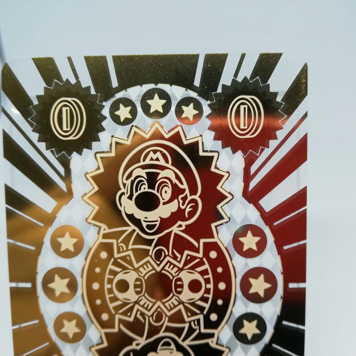 6 Coin Dia Premium Mario Trump Official Club Nintendo Collection