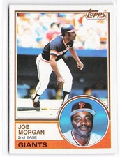 1983 Topps #603 Joe Morgan