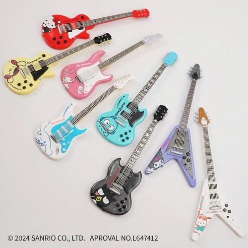 F-Toys Confect Sanrio Figuren Rockmono 1/12 Musikinstrument Modell Gitarre - Bild 9 von 25