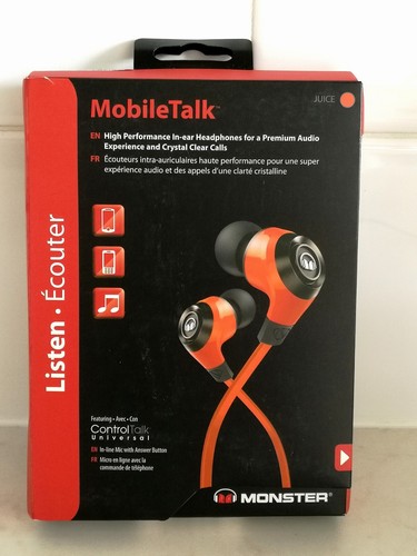 Monster MobileTalk In-Ear Wired Headphones🎧With Mic🎤. - Picture 2 of 11