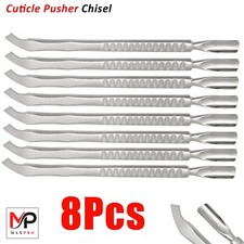 Manicure Pedicure Cuticle Pusher Nail Chisel Skin Cleaner Spoon