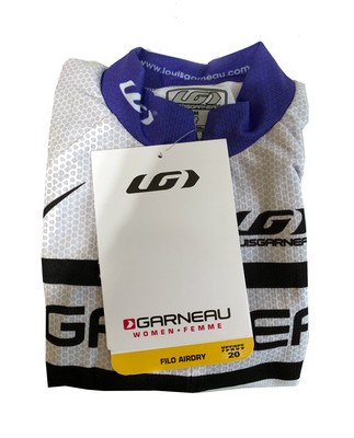 new genuine Louis Garneau raglan pro cycling jersey diamond fabric Made in USA