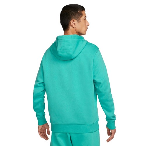 Nike Sportswear Club Fleece Washed Teal/White BV2645-392 Men's Full-zip Hoodie - Picture 2 of 6