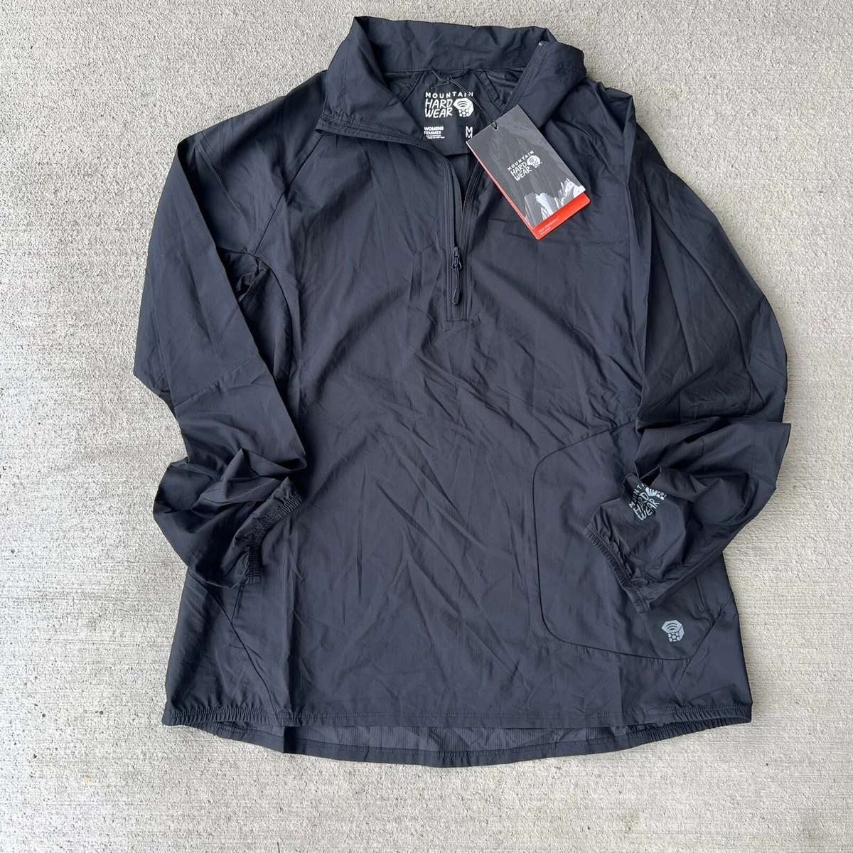 Maglione Mountain Hardwear Thermochill 1/4 Zip Donna M Lilla Viola - Pile Leggero Nuovo - Foto 2