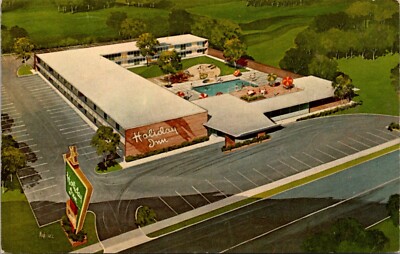 Hopkinsville, KY Holiday Inn Motel Postcard Unposted Aerial View