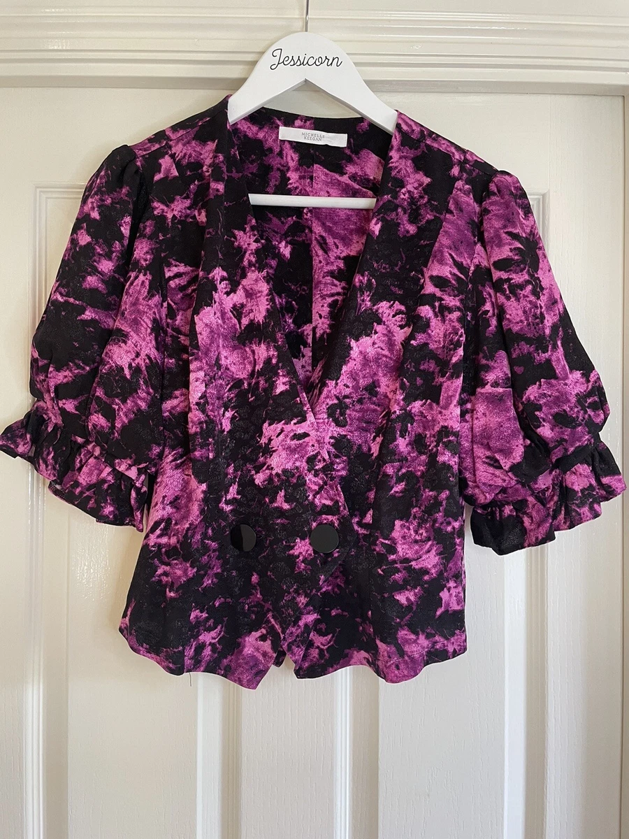 Michelle keegan pink blazer top