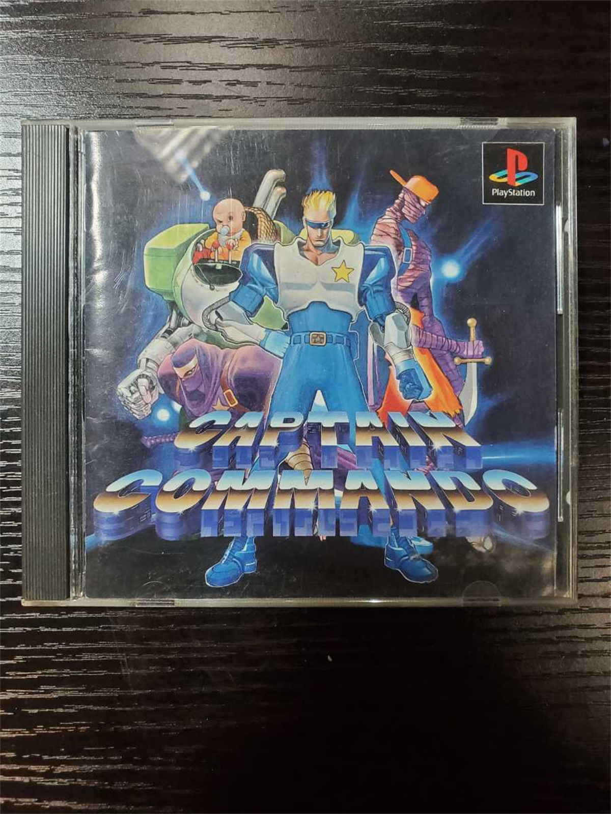 CAPCOM PS1 Captain Commando PlayStation Retro Game Free Shipping from Japan