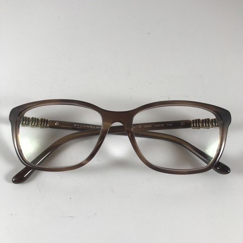 Bvlgari 4097-B 5240 Brille 53mm x 16mm 140 Italy Braun - Bild 1 von 12