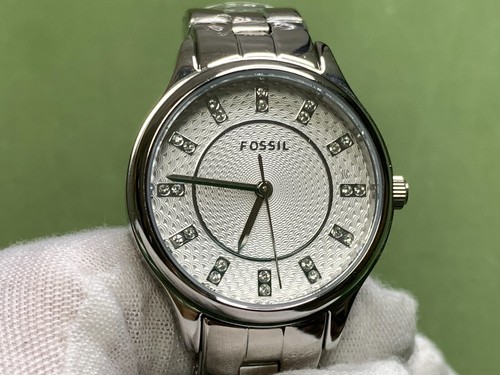 FOSSIL BQ1570 Silver Dial 5 ATM Silver Tone S/S QUARTZ WOMEN'S WATCH - Picture 2 of 15