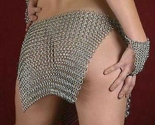 Aluminum Chainmail Pantie Clothing Viking Aluminum Chain Mail Pantie Sexy - Picture 3 of 3