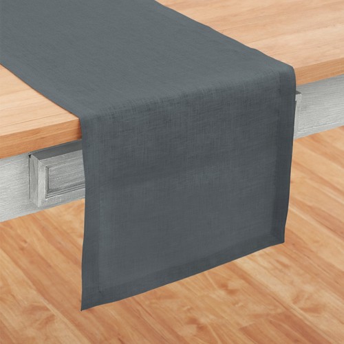 Solino Home 100% Pure Linen Table Runner for Summer Kitchen, Dining, Solid, Fete - Picture 66 of 199