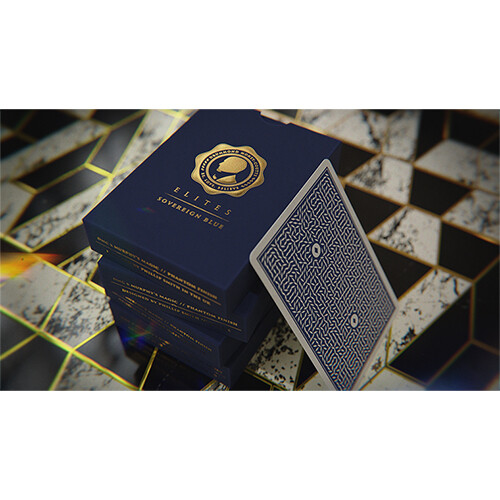 DMC ELITES: V4 Sovereign Blue Playing Cards - Imagen 1 de 6