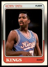 1988-89 FLEER KENNY SMITH ROOKIE SACRAMENTO KINGS #100