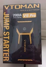 VTOMAN V6 Car Jump Starter Pro 2000A Starter Portable 7L Gas/ 5L Diesel Engines 