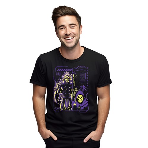 Lord Skull Anime t-shirt - Rule the Afterlife in Style! Funny Unisex Printed Tee - Picture 7 of 46