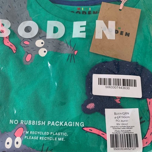 Mini Boden Awesome Appliqué "Bouclé Cotton" Shirt. 4-5 Years. Great Gift Idea! - Picture 18 of 19