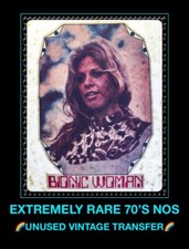 vTg 70's Bionic Woman Lindsay Wagner Six Million Dollar Man SMDM t-shirt iron-on