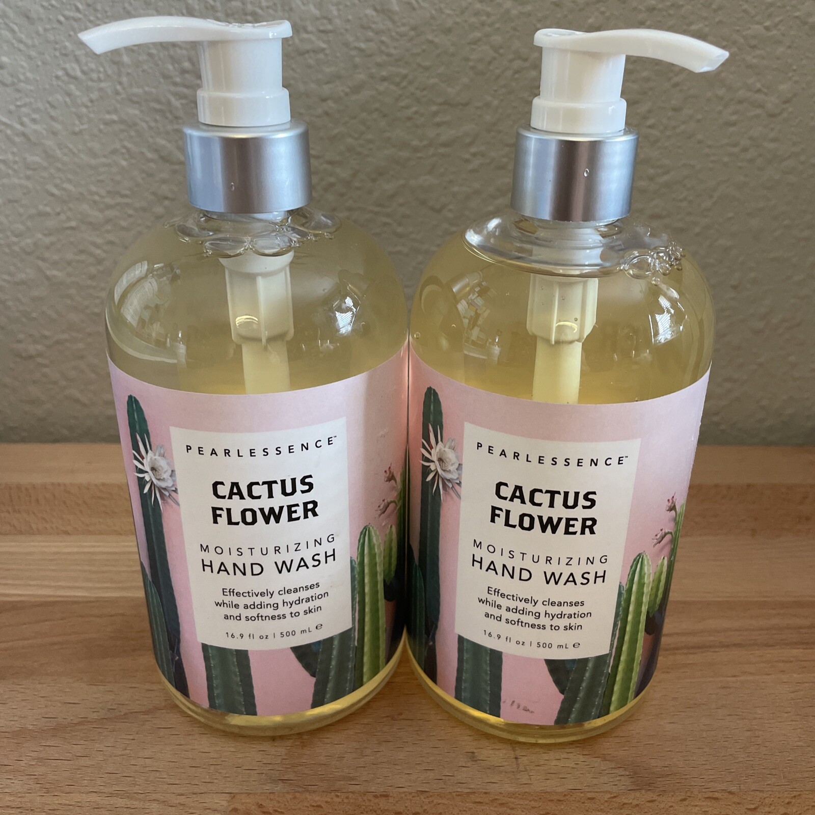 2 Pearlessence Cactus Flower Moisturizing Hand Wash 16.9 Oz Jocott for