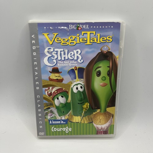 VeggieTales - Esther The Girl Who Became Queen (2000, DVD, Rg0) Afraid, Courage. - Picture 1 of 3