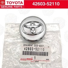 Toyota Genuine Wheel Hub Ornament Cap 42603-52110 Corolla Prius Yaris OEM New