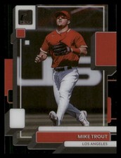 2022 Panini Chronicles Clearly Donruss  Mike Trout Baseball Card