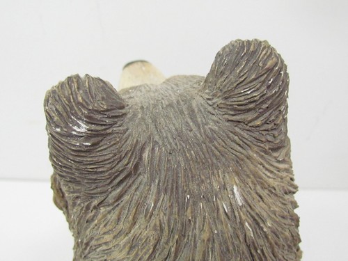 "Escultura de mamá y cachorro de lobo Sandicast 1998 Brue pintada a mano pegatina de 7,5"" de alto de colección" - Imagen 5 de 7