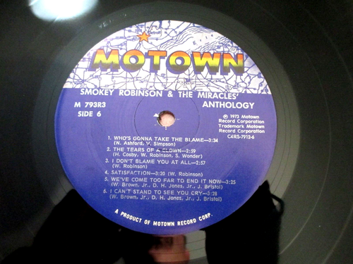 SMOKEY ROBINSON & THE MIRACLES ANTHOLOGY 3LP MOTOWN M-793R3 R&B SOUL UltraSonic - Picture 20 of 24