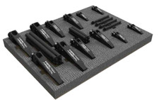 12 Pcs. Phillips Precision Hold-Downs Sturdy Lever Clamps Set for CMM & Vision 