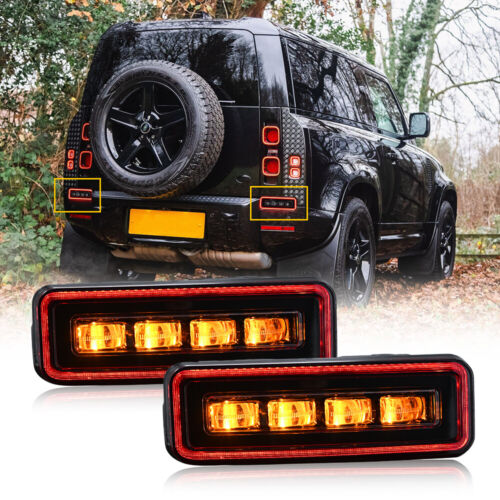 2X Reverse Tail Lamp LED Light Fits For Land Rover Defender 90 110 130 2020-2024 - Picture 2 of 24