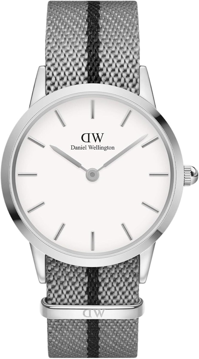 Daniel Wellington 腕時計 クオーツ Iconic 36mm DW00100679 Daniel Wellington Watch Iconic NATO Grey/Black DW00100679