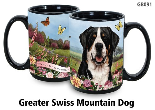 Garden Party Mug - Greater Swiss Mountain Dog