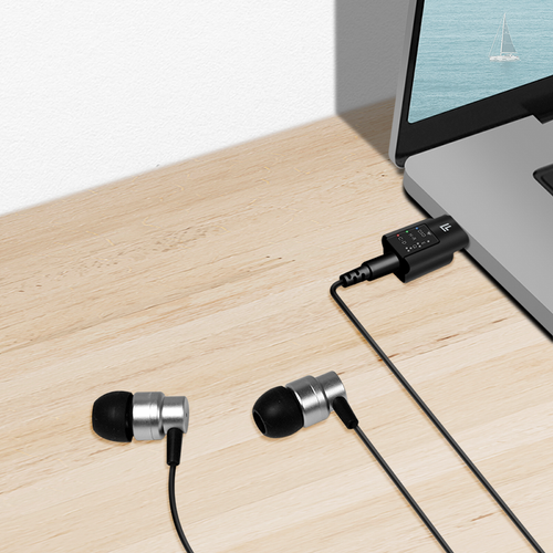 USB-C 3,5mm Klinken Adapter AUX Audio  DAC Headset Kopfhörer Lautsprecher Type-C - Bild 6 von 8