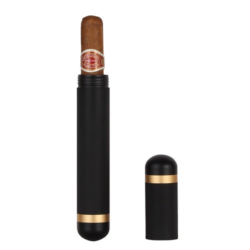 Estuche de tubo de cigarro de acero inoxidable Galiner caja humidificadora para 1 cigarro de viaje portátil - Imagen 6 de 9