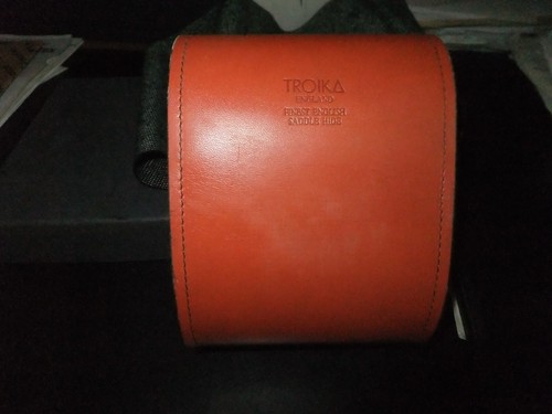 Troika Lederpflegeset Sattelpflege Schuhputzset Vintage OVP NEU Geschenkset Etui - Bild 3 von 7