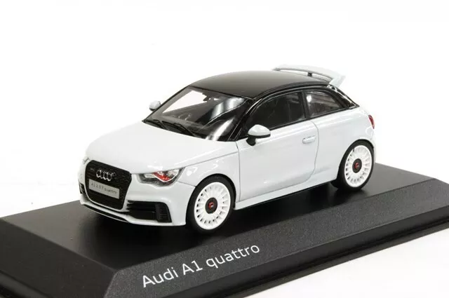 LOOKSMART 1/43scale Audi A1 e-tron White [No.LSA1] - KYOSHO minicar