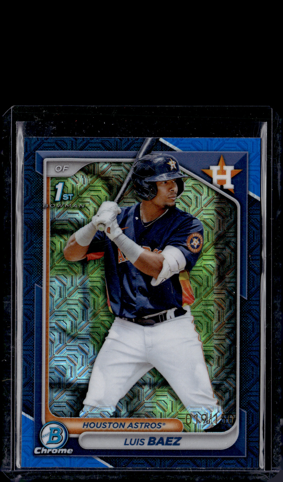 2024 BOWMAN CHROME #BCP-66 LUIS BAEZ BLUE MEGA BOX /150