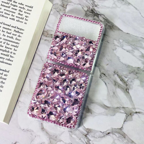 For Samsung Galaxy Z Flip 7 6 5 4 3 Luxury Bling Sparkle Rhinestone Diamond Case - Picture 3 of 21