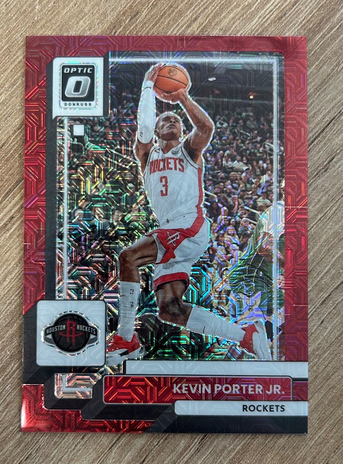 2022-23 Optic Choice Kevin Porter Jr Red Parallel /88 Houston Rockets Basketball Card
