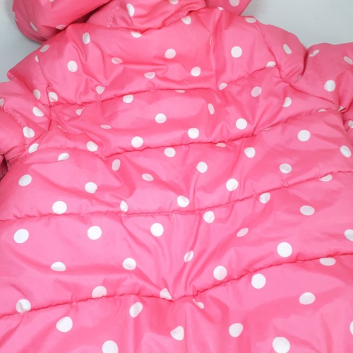 Chaqueta acolchada con capucha rosa caliente Carter para niños pequeños 2T invierno forrado abrigo bolsillos - Imagen 10 de 10
