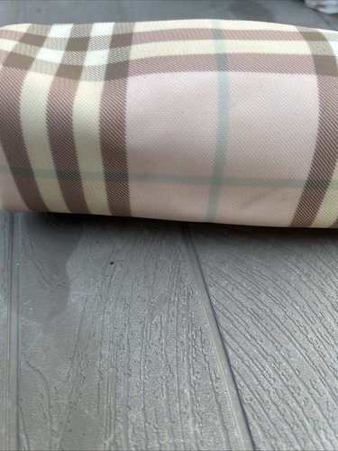 Burberry London Nova Check Cosmetics Bag Vintage Original Item Used With Zip - Picture 9 of 12