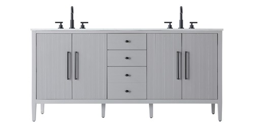 Elegant Lighting VF29672D Blakely 72" - Grey