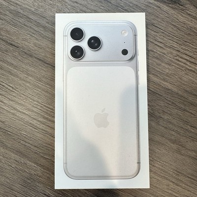 Apple iPhone 17 Pro Max Silver 256GB Empty Box Only Model A3257