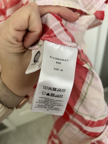 GANNI Seersucker Check Long Dress Multi Size EU36 (US4) - Picture 6 of 6