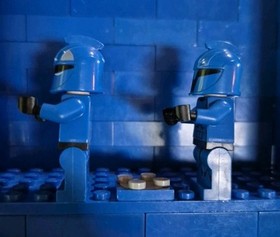 Lego Star Wars Senate Commando Minifigures sw0614 Lot of 2 with captain 75088.