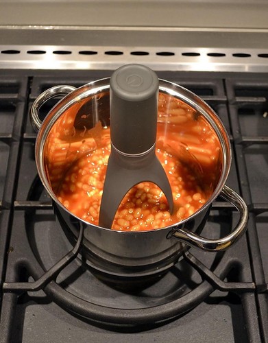 Agitatore Pentola Portatile a Batteria - Mani Libere Elettrico per Attività Cucina Casa - Foto 5 di 8