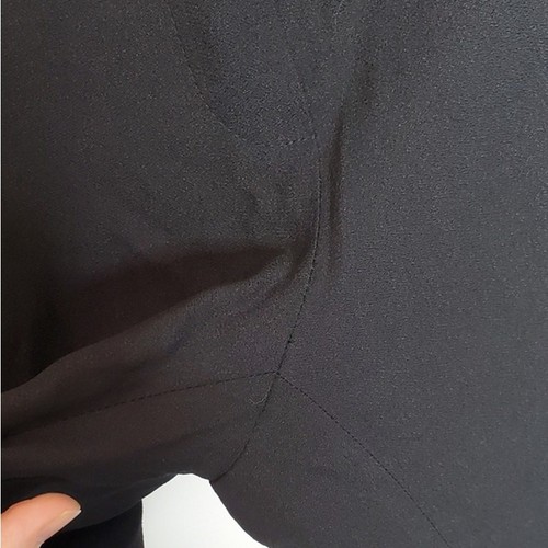 Vanessa Bruno Designer Minimalist Black High Rise Relaxed Pants 34EU / 2US - Picture 8 of 14