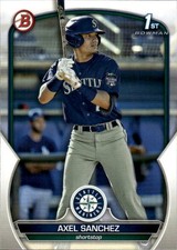 2023 Bowman Axel Sanchez #BP-73 Prospects Seattle Mariners 34H
